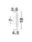 Preview: Nova Luce LED Wandleuchte Onrid 5W warmweiss 3000K Gold Aluminium Ø18cm 9030654