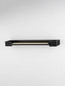 Preview: Nova Luce LED Wandleuchte Arga 12W warmweiss 3000K IP44 Schwarz Aluminium 45x10cm 9030703