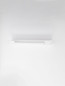 Preview: Nova Luce LED Wandleuchte Arga 12W warmweiss 3000K IP44 Weiß Aluminium 45x10cm 9030704