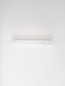 Preview: Nova Luce LED Wandleuchte Arga 12W warmweiss 3000K IP44 Weiß Aluminium 45x10cm 9030704