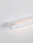Preview: Nova Luce LED Wandleuchte Arga 17W warmweiss 3000K IP44 Weiß Aluminium 60x10cm 9030706