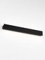 Preview: Nova Luce LED Außen-Wandleuchte Path 11W warmweiss 3000K IP65 salzwasserfest Schwarz Aluminium 50x6cm 9030707