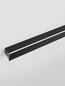 Preview: Nova Luce LED Außen-Wandleuchte Path 11W warmweiss 3000K IP65 salzwasserfest Schwarz Aluminium 50x6cm 9030707