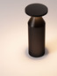 Preview: Nova Luce LED Sockelleuchte Neve 11W warmweiss 3000K IP65 salzwasserfest Schwarz Aluminium 30cm 9030718
