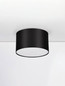 Preview: Nova Luce LED Deckenleuchte Luldo 10W warmweiss 3000K Schwarz Aluminium Ø11cm 9030726