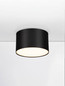 Preview: Nova Luce LED Deckenleuchte Luldo 10W warmweiss 3000K Schwarz Aluminium Ø11cm 9030726