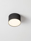 Preview: Nova Luce LED Deckenleuchte Luldo 10W warmweiss 3000K Schwarz Aluminium Ø11cm 9030726