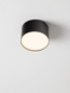 Preview: Nova Luce LED Deckenleuchte Luldo 10W warmweiss 3000K Schwarz Aluminium Ø11cm 9030726