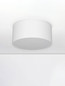 Preview: Nova Luce LED Deckenleuchte Luldo 16W warmweiss 3000K Weiß Aluminium Ø14cm 9030727