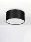 Preview: Nova Luce LED Deckenleuchte Luldo 16W warmweiss 3000K Schwarz Aluminium Ø14cm 9030728