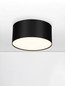Preview: Nova Luce LED Deckenleuchte Luldo 16W warmweiss 3000K Schwarz Aluminium Ø14cm 9030728