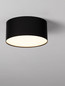 Preview: Nova Luce LED Deckenleuchte Luldo 16W warmweiss 3000K Schwarz Aluminium Ø14cm 9030728
