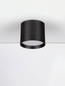 Preview: Nova Luce LED Deckenleuchte Ziare 10W warmweiss 3000K Schwarz Aluminium Ø10cm 9030730