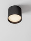 Preview: Nova Luce LED Deckenleuchte Ziare 10W warmweiss 3000K Schwarz Aluminium Ø10cm 9030730