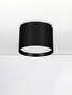 Preview: Nova Luce LED Deckenleuchte Ziare 17W warmweiss 3000K Schwarz Aluminium Ø12cm 9030732