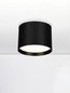 Preview: Nova Luce LED Deckenleuchte Ziare 17W warmweiss 3000K Schwarz Aluminium Ø12cm 9030732