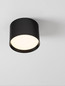 Preview: Nova Luce LED Deckenleuchte Ziare 17W warmweiss 3000K Schwarz Aluminium Ø12cm 9030732