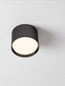 Preview: Nova Luce LED Deckenleuchte Ziare 17W warmweiss 3000K Schwarz Aluminium Ø12cm 9030732