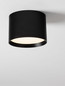 Preview: Nova Luce LED Deckenleuchte Ziare 17W warmweiss 3000K Schwarz Aluminium Ø12cm 9030732