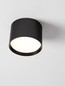 Preview: Nova Luce LED Deckenleuchte Ziare 17W warmweiss 3000K Schwarz Aluminium Ø12cm 9030732