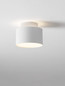 Preview: Nova Luce LED Deckenleuchte Ozen 16W warmweiss 3000K Weiß Aluminium Ø11cm 9030733