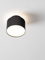 Preview: Nova Luce LED Deckenleuchte Ozen 16W warmweiss 3000K Schwarz Aluminium Ø11cm 9030734