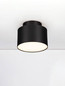 Preview: Nova Luce LED Deckenleuchte Ozen 16W warmweiss 3000K Schwarz Aluminium Ø11cm 9030734