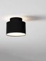 Preview: Nova Luce LED Deckenleuchte Ozen 16W warmweiss 3000K Schwarz Aluminium Ø11cm 9030734