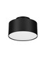 Preview: Nova Luce LED Deckenleuchte Ozen 24W warmweiss 3000K Schwarz Aluminium Ø14cm 9030736