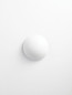 Preview: Nova Luce LED Wandleuchte Iona 3W warmweiss 3000K Weiß Aluminium Ø12,5cm 9030740