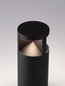 Preview: Nova Luce LED Sockelleuchte Soul 24W warmweiss 3000K IP65 Schwarz Aluminium 43cm 9030744