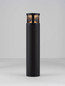 Preview: Nova Luce LED Wegeleuchte Soul 24W warmweiss 3000K IP65 Schwarz Aluminium 73cm 9030745