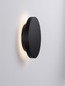 Preview: Nova Luce LED Außen-Wandleuchte Nitro 12W warmweiss 3000K IP65 salzwasserfest Schwarz Aluminium Ø15cm 9030748