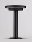 Preview: Nova Luce LED Sockelleuchte Nitro 12W warmweiss 3000K IP65 salzwasserfest Schwarz Aluminium 24cm 9030749