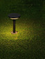 Preview: Nova Luce LED Sockelleuchte Nitro 12W warmweiss 3000K IP65 salzwasserfest Schwarz Aluminium 24cm 9030749