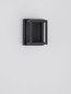 Preview: Nova Luce LED Außen-Wandleuchte Prive 9W warmweiss 3000K IP65 Schwarz Aluminium 13x12cm 9030751