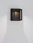 Preview: Nova Luce LED Außen-Wandleuchte Prive 9W warmweiss 3000K IP65 Schwarz Aluminium 13x12cm 9030751