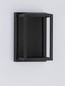 Preview: Nova Luce LED Außen-Wandleuchte Prive 14W warmweiss 3000K IP65 Schwarz Aluminium 19x14cm 9030752