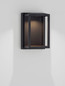 Preview: Nova Luce LED Außen-Wandleuchte Prive 14W warmweiss 3000K IP65 Schwarz Aluminium 19x14cm 9030752