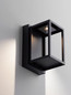 Preview: Nova Luce LED Außen-Wandleuchte Prive 14W warmweiss 3000K IP65 Schwarz Aluminium 19x14cm 9030752