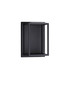 Preview: Nova Luce LED Außen-Wandleuchte Prive 17W warmweiss 3000K IP65 Schwarz Aluminium 25x17cm 9030753