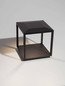 Preview: Nova Luce LED Sockelleuchte Prive 15W warmweiss 3000K IP65 Schwarz Aluminium 36cm 9030755