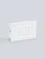 Preview: Nova Luce LED Wandeinbauleuchte Rudy 3W warmweiss 3000K IP65 Weiß Aluminium 12x8cm 9030759
