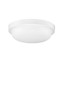 Preview: Nova Luce LED Außen-Deckenleuchte Reo 19W warmweiss 3000K IP65 Weiß Ø23,5cm 9030768