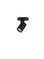 Preview: Nova Luce Deckenstrahler Esto schwenkbar GU10 Schwarz Aluminium 12,5x11cm 9030779