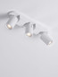Preview: Nova Luce Deckenstrahler Esto schwenkbar 3-flammig 3xGU10 Weiß Aluminium 35x12cm 9030782