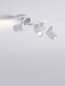 Preview: Nova Luce Deckenstrahler Esto schwenkbar 3-flammig 3xGU10 Weiß Aluminium 35x12cm 9030782