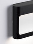 Preview: Nova Luce LED Außen-Wandleuchte Tall 6W warmweiss 3000K IP54 salzwasserfest Schwarz Aluminium 13,5x12,5cm 9030803