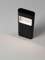 Preview: Nova Luce LED Außen-Wandleuchte Tall 4W warmweiss 3000K IP54 salzwasserfest Schwarz Aluminium 30x12,5cm 9030804