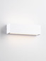 Preview: Nova Luce LED Außen-Wandleuchte Flora 10W warmweiss 3000K IP54 salzwasserfest Weiß Aluminium 23x6,5cm 9030808